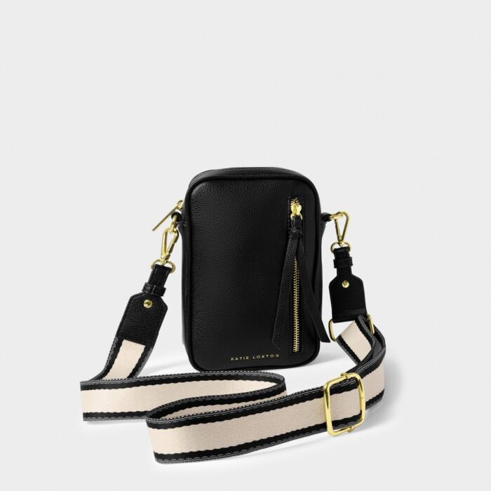 Katie Loxton Hallie Small Crossbody Bag - Black